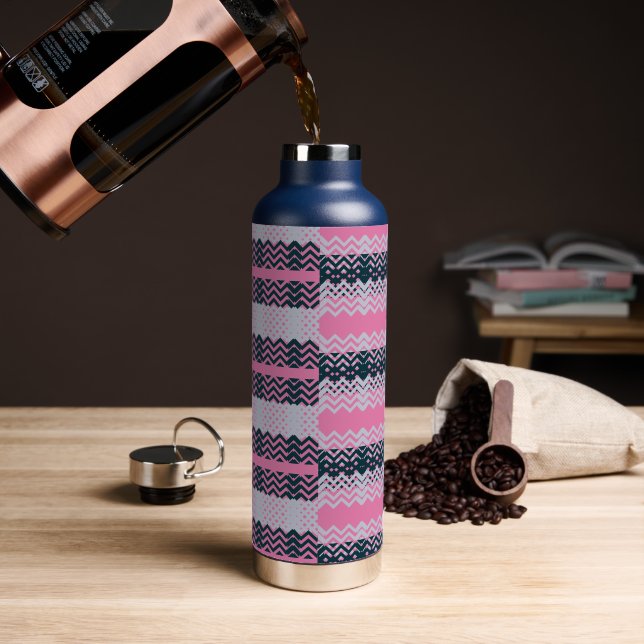 Bouteille D'eau Monogramme Chic Super (Café)