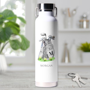 Bouteille D'eau Monogramme de Golf Nom