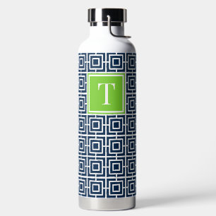 Bouteille D'eau Monogramme en treillis carré Prépa – Nuit et Citro