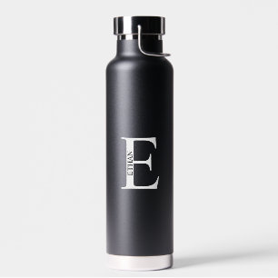 Bouteille D'eau Monogramme et nom personnalisés