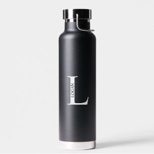Bouteille D'eau Monogramme et nom personnalisés
