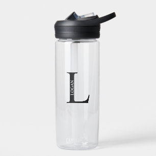Bouteille D'eau Monogramme et nom personnalisés