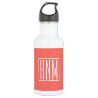 Monogramme initial | Blanc Sur Le Corail