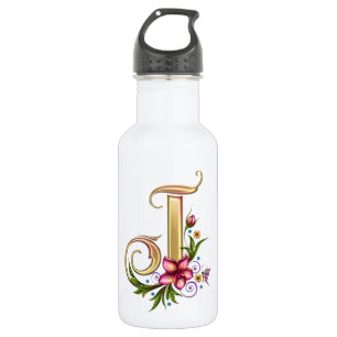Bouteille D'eau Monogramme J 32 oz PBA GRATUIT