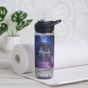Bouteille D'eau Monogramme personnalisable à voie lactée
