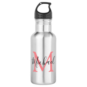 Bouteille D'eau Monogrammes Personnalisés Enfants De Retour À L'