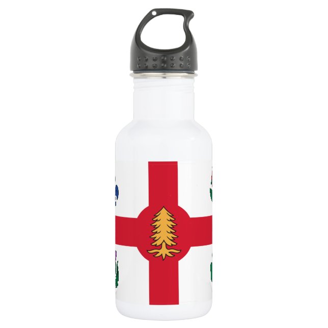 Bouteille D'eau Montreal flag Liberty Bottle (Devant)