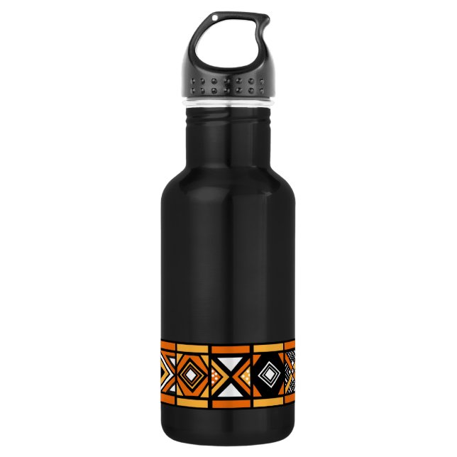 Bouteille D'eau Motif africain (Devant)