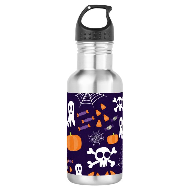 Bouteille D'eau Motif amusant d'Halloween (Devant)