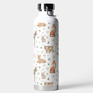 Bouteille D'eau Motif animal de bois mou