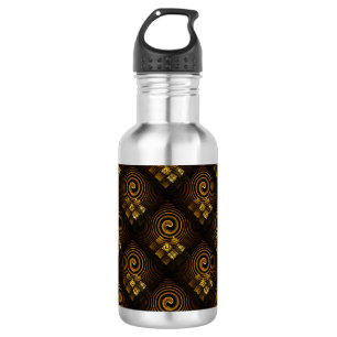 Bouteille D'eau Motif artistique abstrait élégant boho moderne en