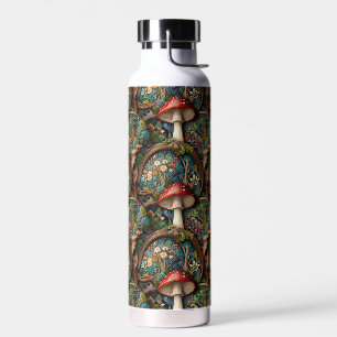 Bouteille D'eau Motif bohème élégant rétro