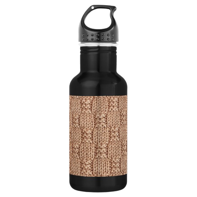 Bouteille D'eau Motif Bubble Knit Stitch par Shirley Taylor (Devant)