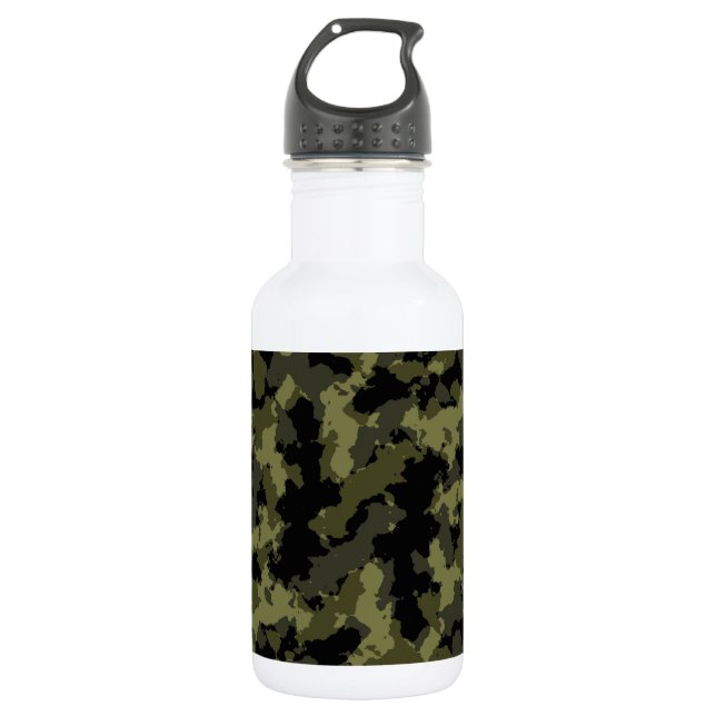 Bouteille D'eau Motif Camo (Devant)