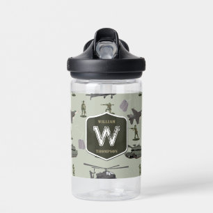 Bouteille D'eau Motif camouflage militaire vert de l'armée