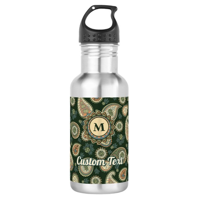 Bouteille D'eau Motif Cypress Paisley (Devant)