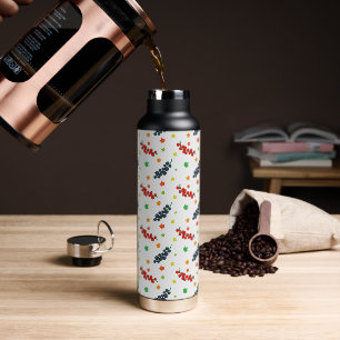 Bouteille D'eau Motif de baies, framboise, myrtille, fruit