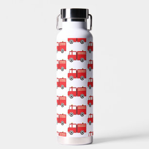 Bouteille D'eau Motif de camion-feu rouge