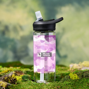 Bouteille D'eau Motif de camouflage violet