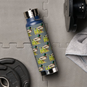 Bouteille D'eau Motif de canard Male Mallard