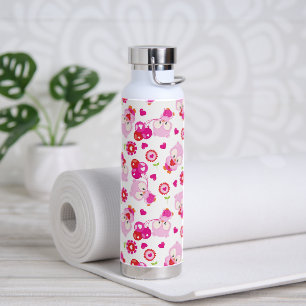 Bouteille D'eau Motif De Chouettes, Chouettes Mignonnes, Chouettes