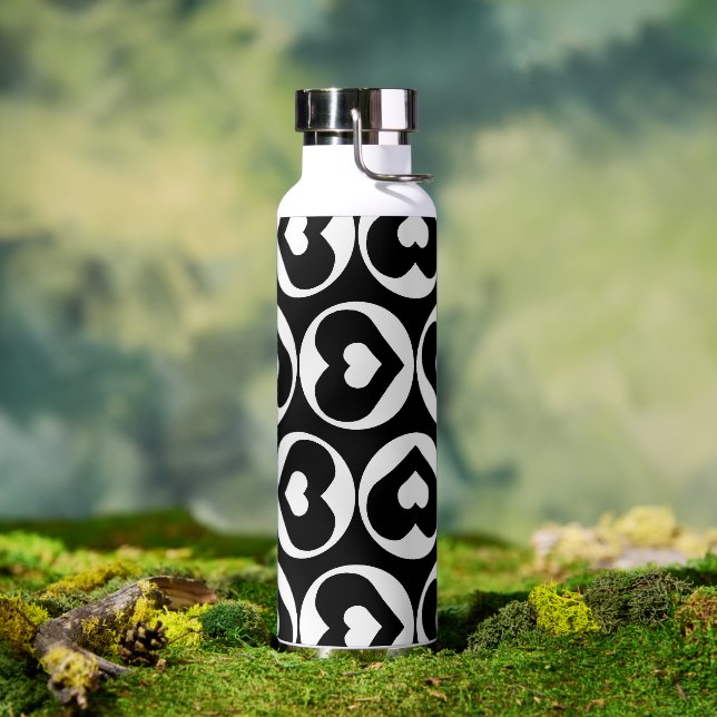 Bouteille D'eau Motif de coeur Love Graphic Bold (Extérieur)