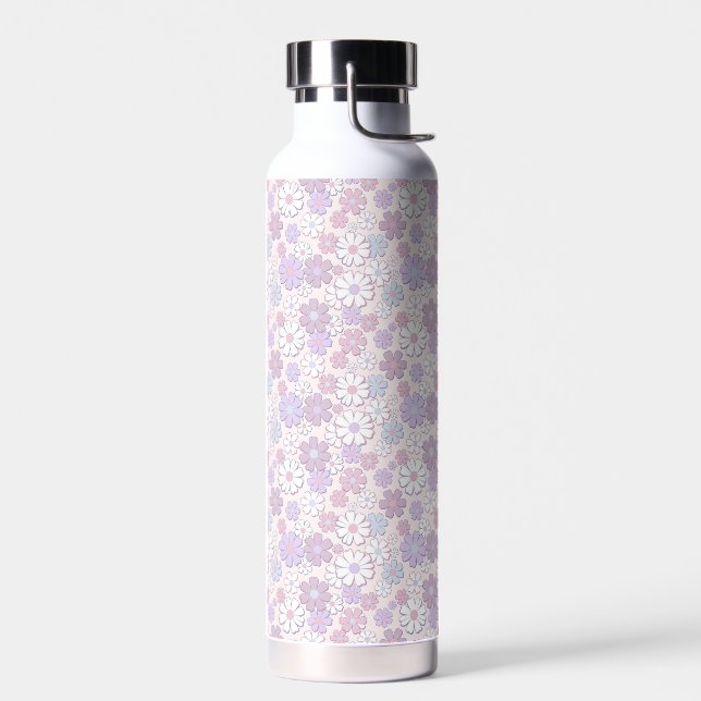 Bouteille D'eau Motif de fleurs Y2K (Gauche)