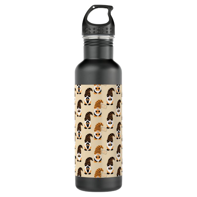 Bouteille D'eau Motif De Gnomes, Halloween Gnomes Trick Ou Treat (Devant)