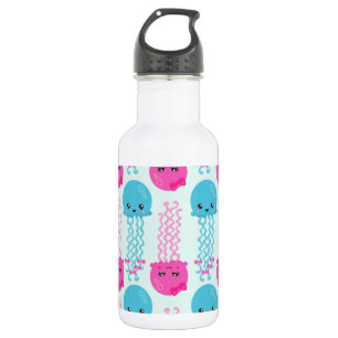 Bouteille D'eau Motif de méduses, Méduses mignonnes, Animaux marin