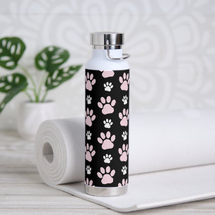 Bouteille D'eau Motif De Pailles, Pailles Roses, Pailles De Chien,