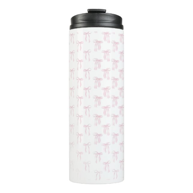 Bouteille d'eau Motif de Vaches roses (Devant)