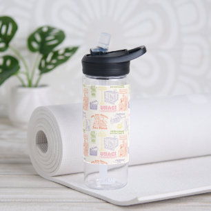 Bouteille D'eau Motif des citations colorées AMIS™