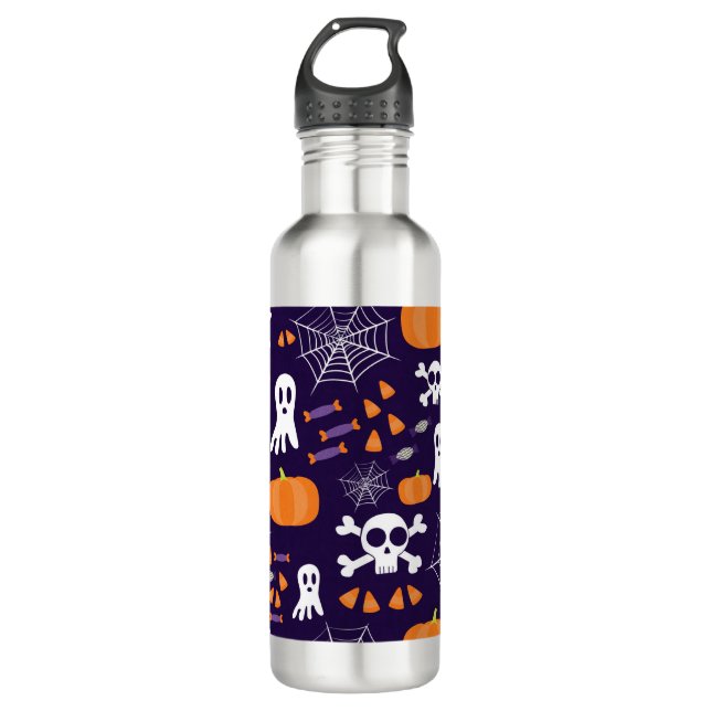 Bouteille D'eau Motif d'Halloween amusant (Devant)