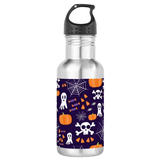 Bouteille D'eau Motif d'Halloween amusant (Devant)