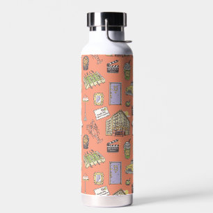 Bouteille D'eau Motif d'icônes colorées AMIS™