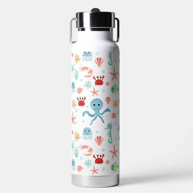 Bouteille D'eau Motif du monde marin (Salle de sport)