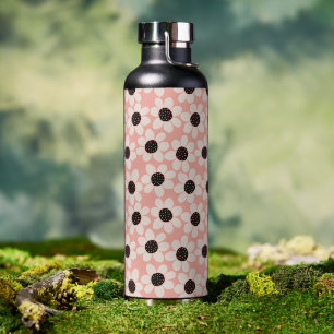 Bouteille D'eau Motif Fleur Rose Cute