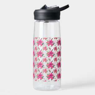 Bouteille D'eau Motif Floral rose Design-29500