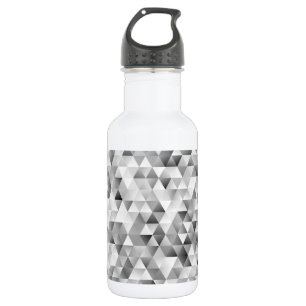 Bouteille D'eau Motif gris de triangle