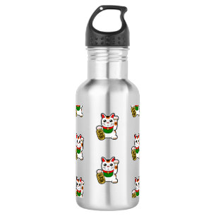 Bouteille D'eau Motif japonais Lucky Cat