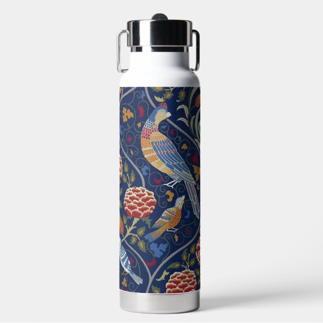Bouteille D'eau Motif oiseau et floral, William Morris (Salle de sport)