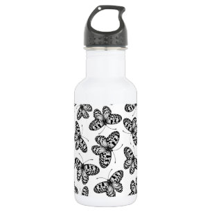 Bouteille D'eau Motif papillon en papier