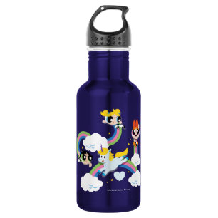 Bouteille D'eau Motif Rainbow Powerpuff Girls et Donny