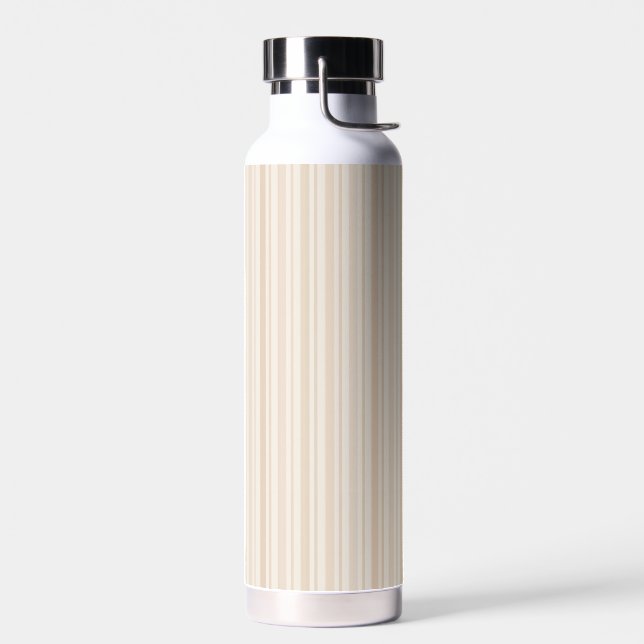 Bouteille D'eau Motif rayure neutre douce (Gauche)