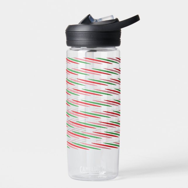 Bouteille D'eau Motif Rayures d'Été Pastèque-56204 (Gauche)