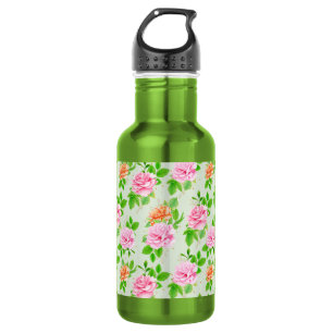 Bouteille D'eau Motif Roses Roses Fleurs
