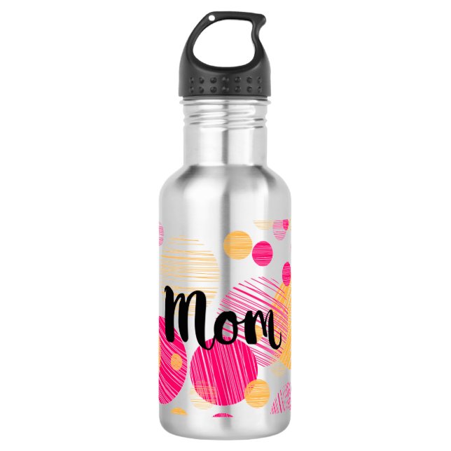 Bouteille D'eau Motif tendance Maman Polka-Dot (Devant)