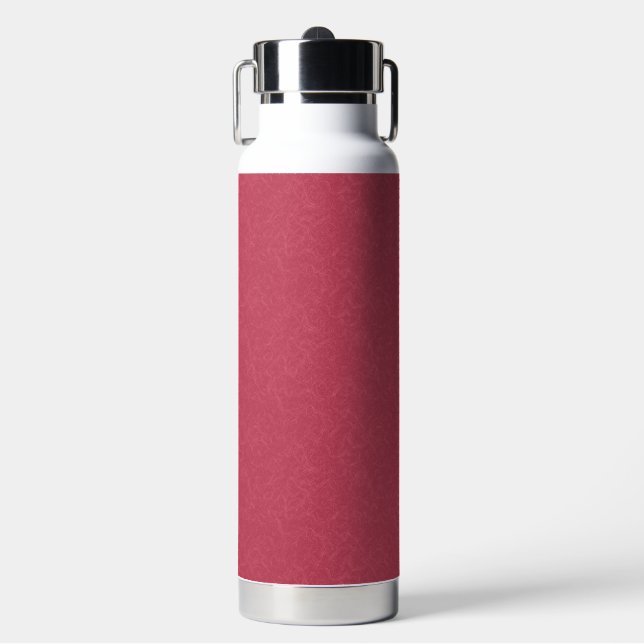 Bouteille D'eau Motif tourbillonnant rose profond texturé (Salle de sport)