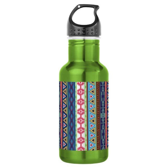 Bouteille D'eau Motif tribal (Devant)
