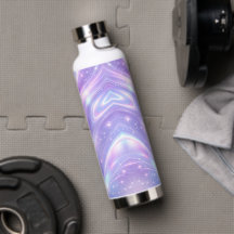 Motifs néon violet électrique art IA